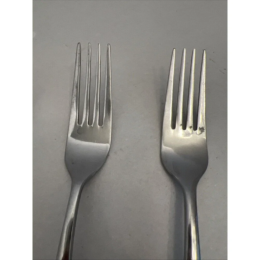 3 Oneida Jennifer Luann Mooncrest Trista Dinner Forks Stainless Steel Flatware
